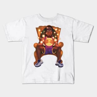 The King of Basketball Kids T-Shirt